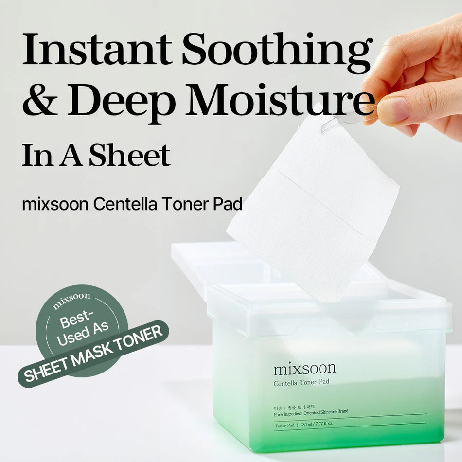 Mixsoon Centella Toner Pad 120Pcs