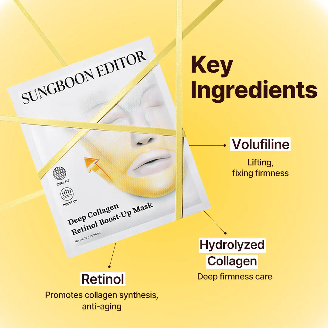 SUNGBOON EDITOR Deep Collagen Retinol Boost-Up Mask 1 Ea