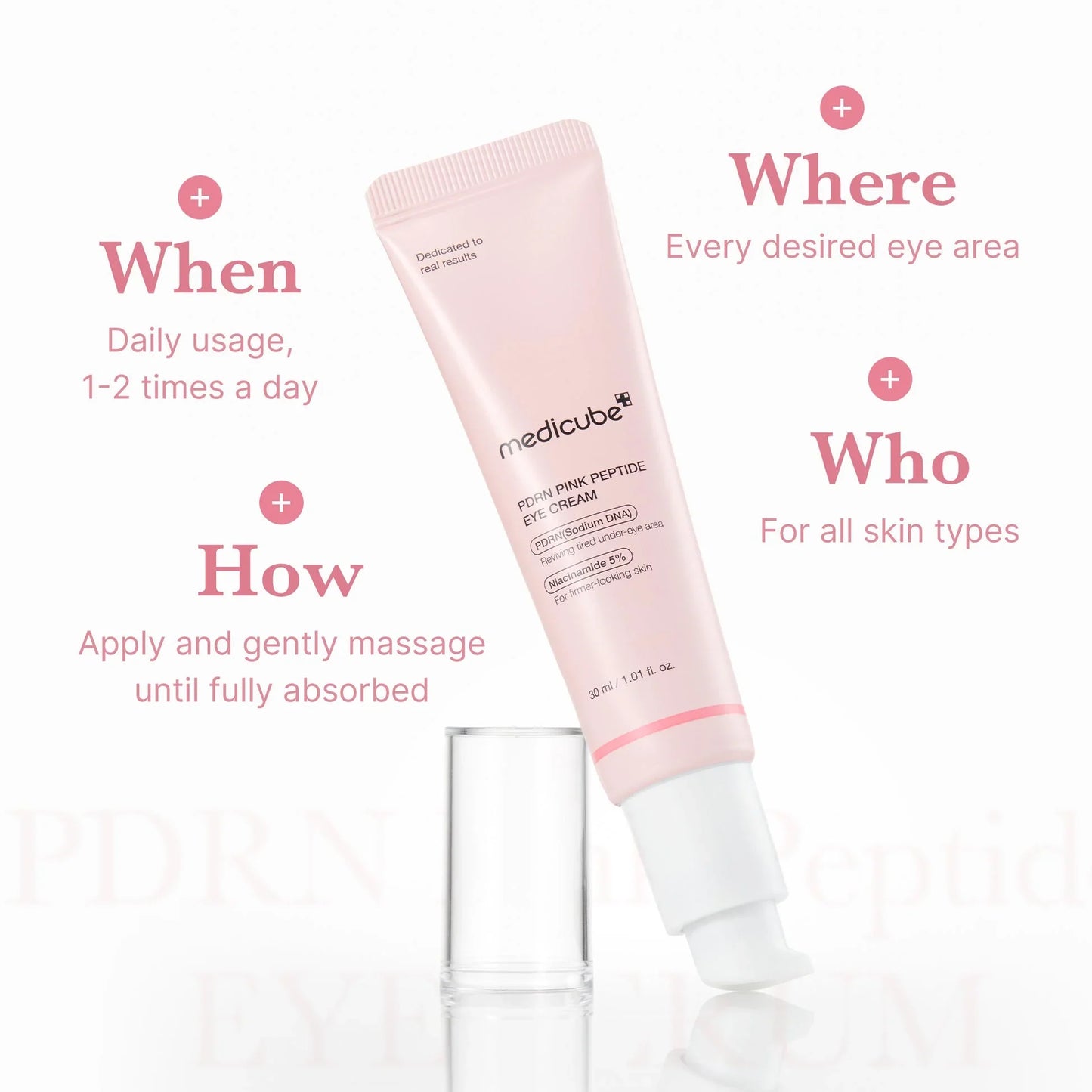 Medicube PDRN Pink Peptide Eye Cream 30ml