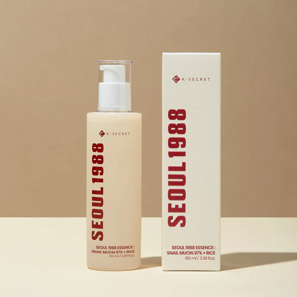 KSECRET SEOUL 1988 Essence – Snail Mucin 97% + Rice 100ml