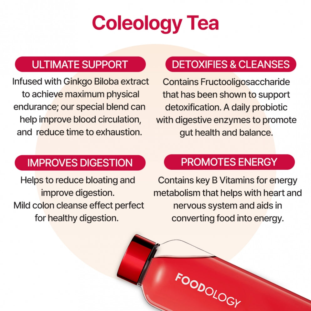 FOODOLOGY Coleology Tea Hobby Escape 15 Packs (15-day supply)