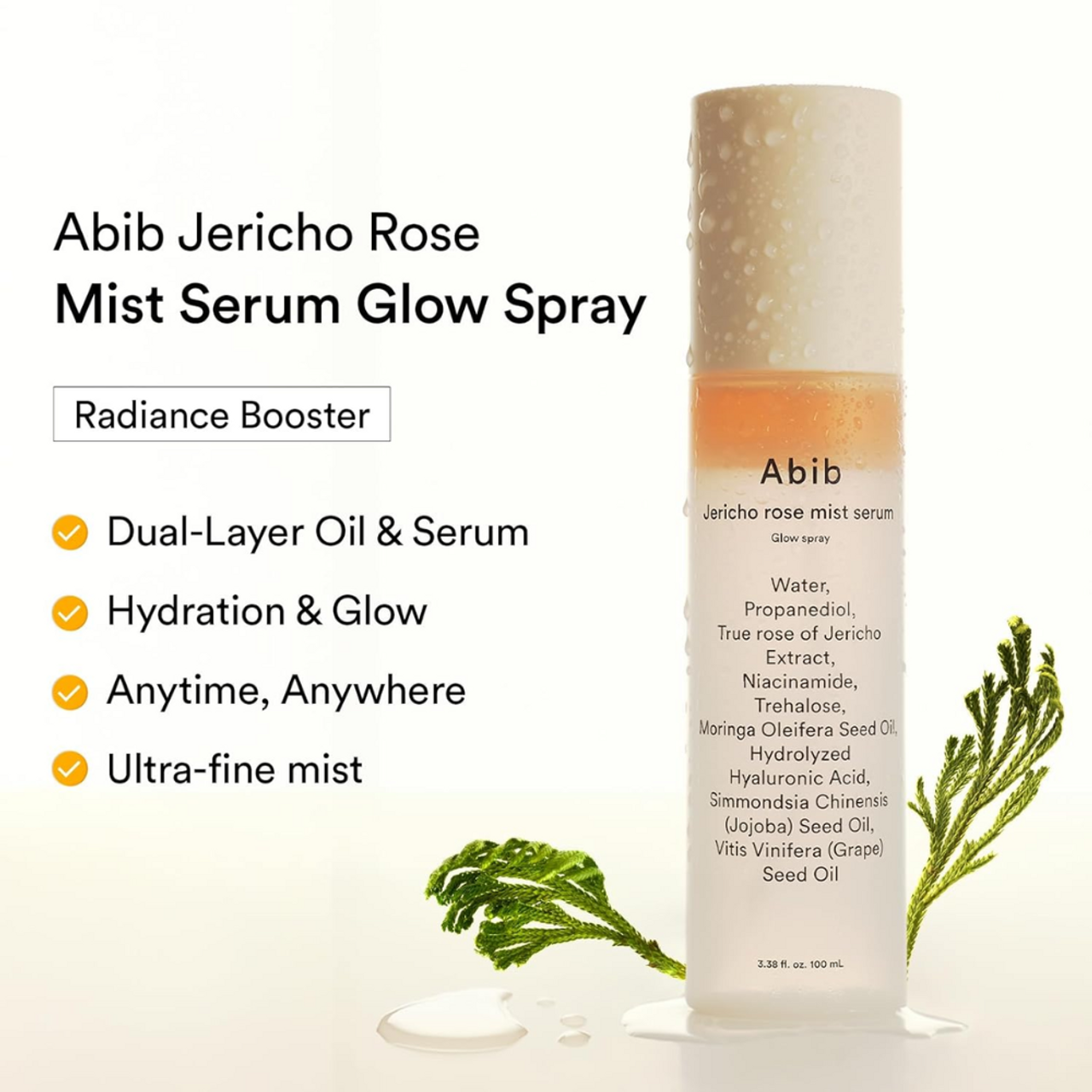 Abib Jericho Rose Mist Serum Glow Spray 100ml