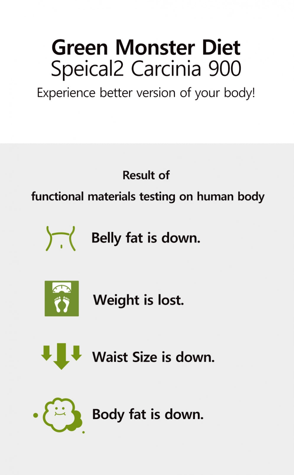 Green Monster - Diet Special 2 Garcinia 900 (900mg*112 tablets)