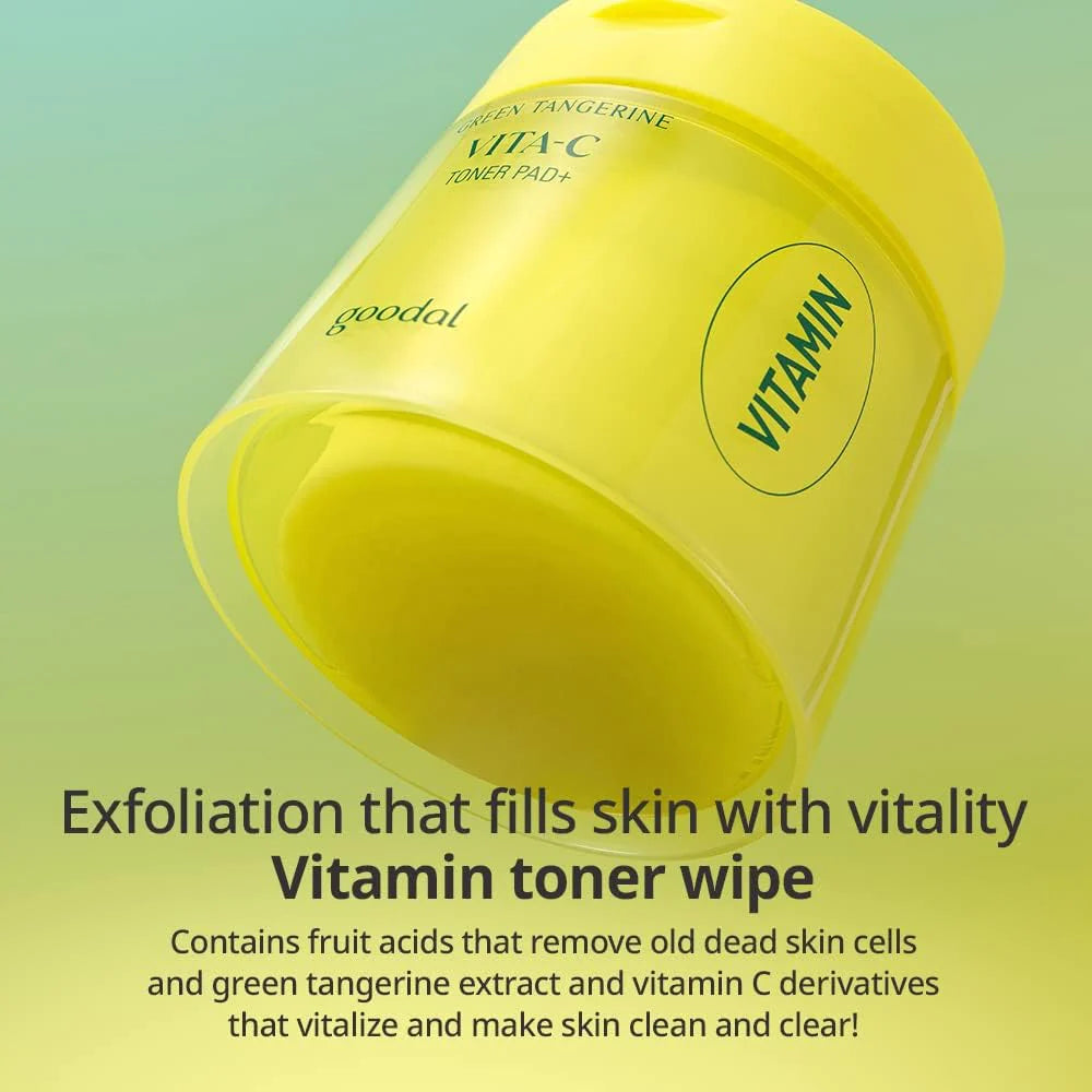 Goodal - Green Tangerine Vita C Toner Pad+ (70pc)
