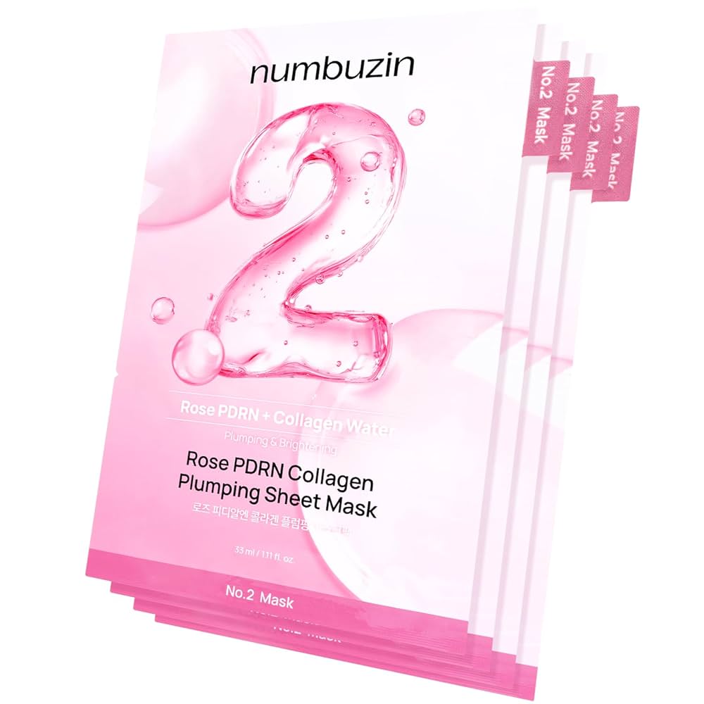NUMBUZIN Rose PDRN Collagen Plumping Sheet Mask 33ml (1ea)