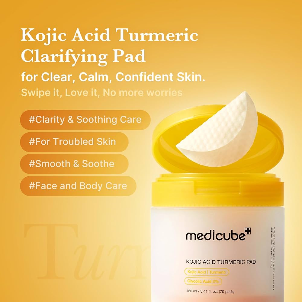 Medicube Kojic Acid Turmeric Pad 70pcs