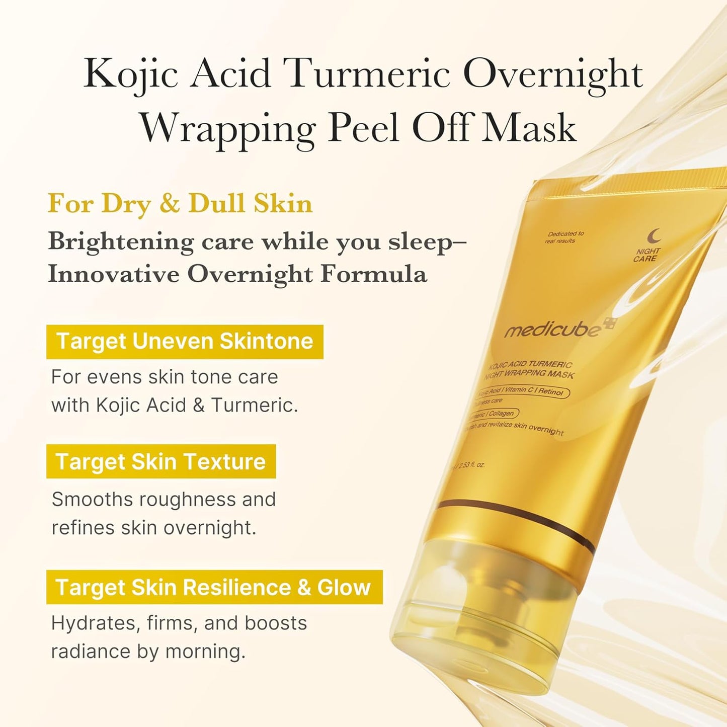 Medicube Kojic Acid Turmeric Night Wrapping Mask 75ml
