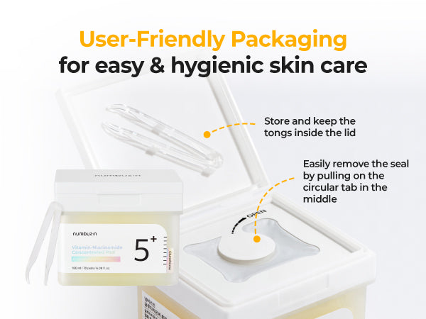 NUMBUZIN No.5 Vitamin-Niacinamide Concentrated Pad 180ml (70Pads)