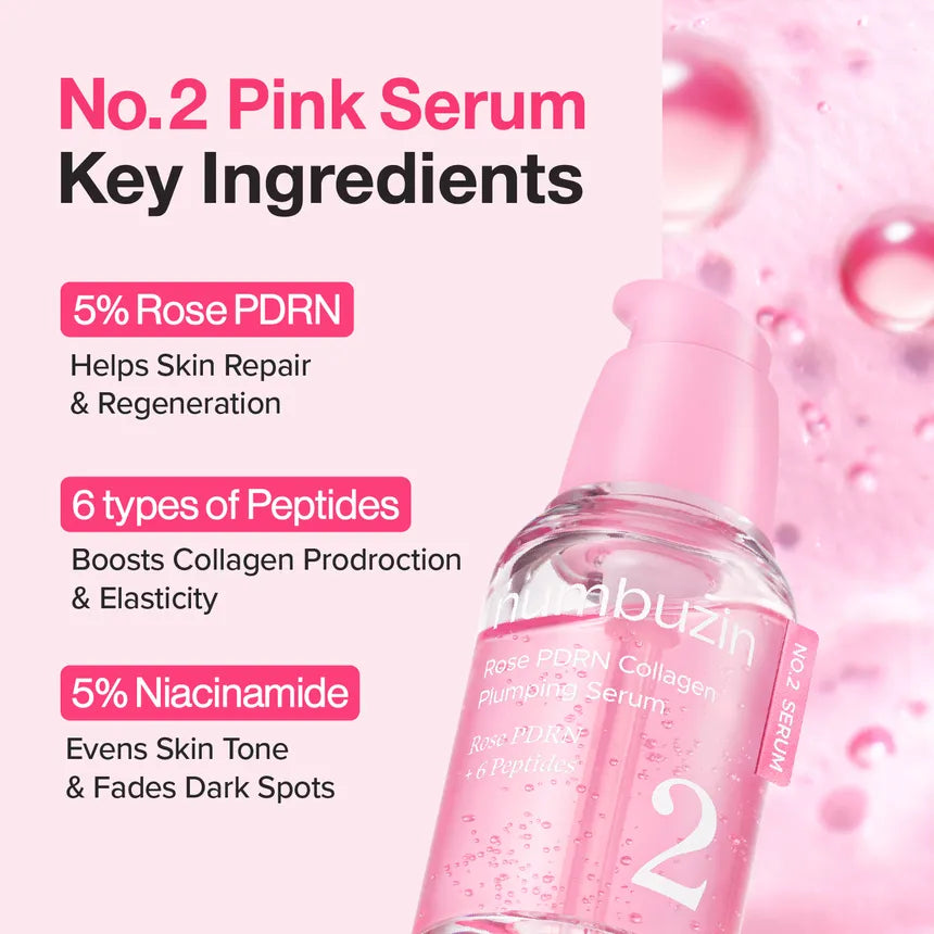 NUMBUZIN No.2 Rose PDRN Collagen Plumping Serum 30ml