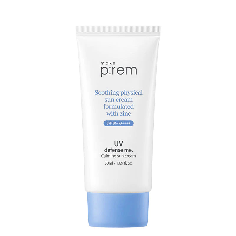 make p:rem UV Defense Me Calming Sun Cream SPF50+ PA++++ 50ml