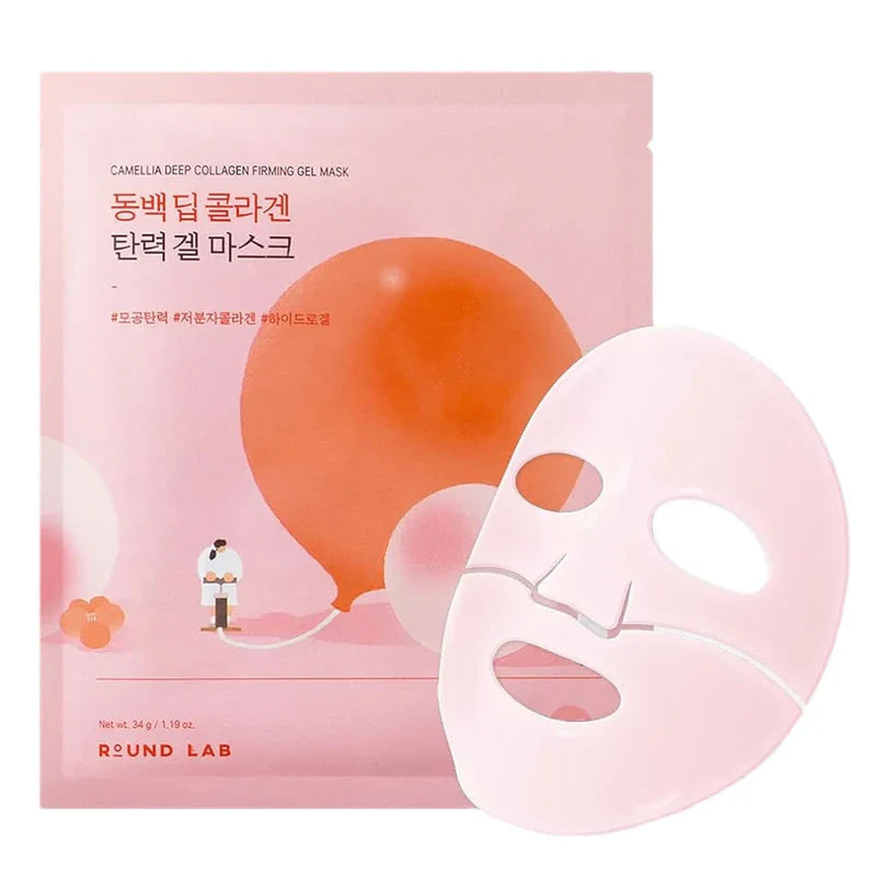 ROUND LAB Camellia Deep Collagen Firming Gel Mask 1pcs
