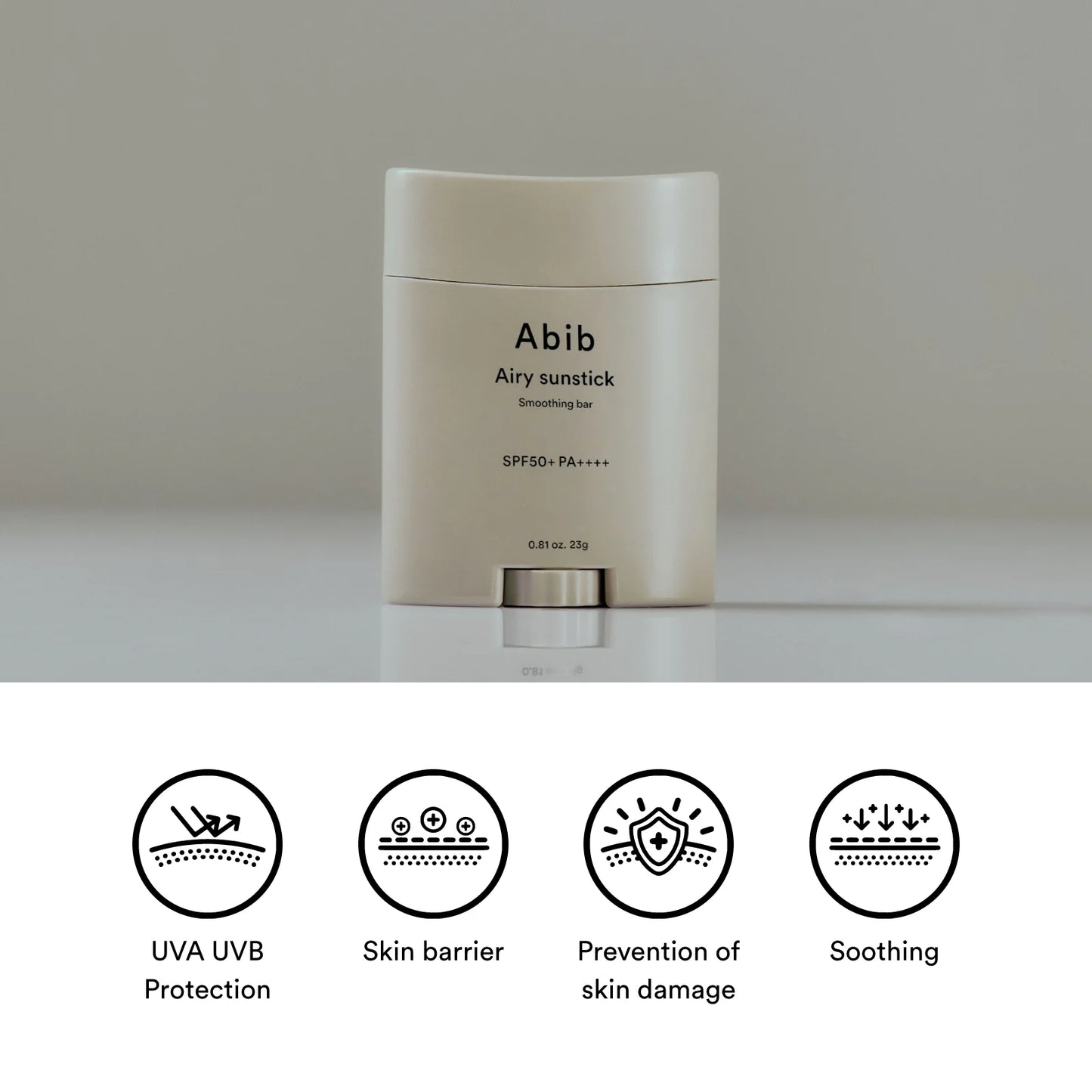 Abib - Airy Sunstick Smoothing Bar 23g