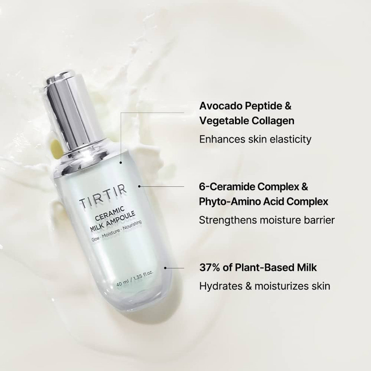TIRTIR Ceramic Milk Ampoule 40ml