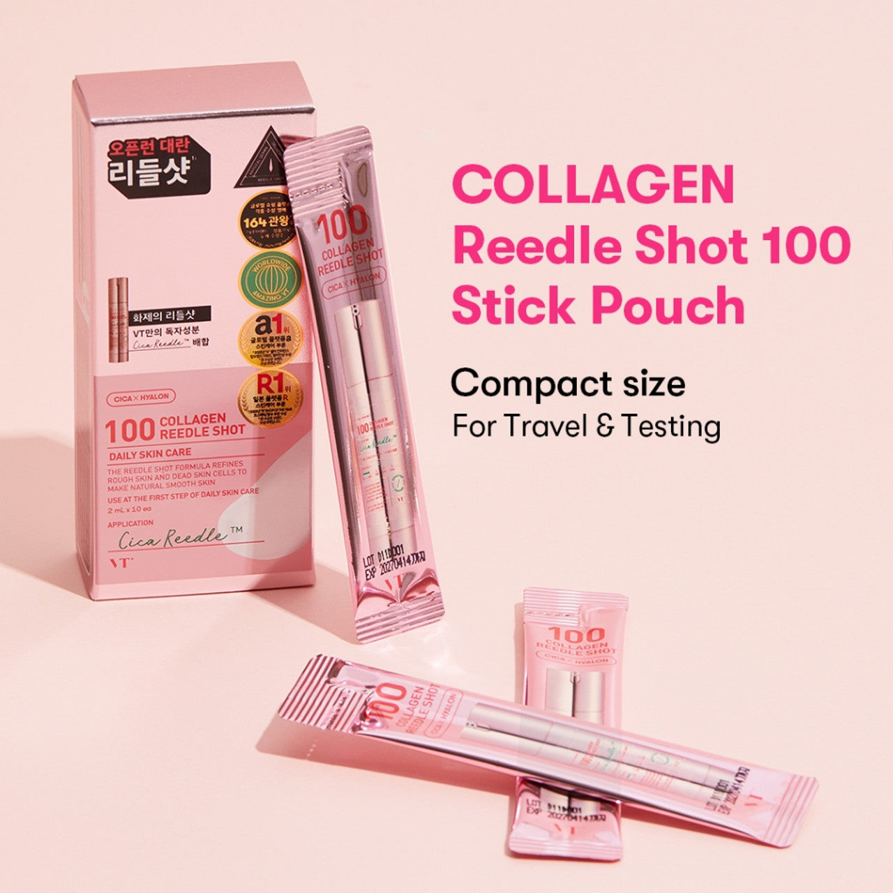 VT Collagen Reedle Shot 100 Stick Pouch (2ml*10ea)