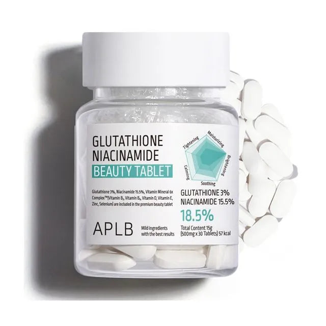 APLB Glutathione Niacinamide Beauty Tablet 30pcs Kim Bao Beauty - Korean & Japanese Beauty Store APLB Glutathione Niacinamide Beauty Tablet 30pcs Kim Bao Beauty - Korean & Japanese Beauty Store