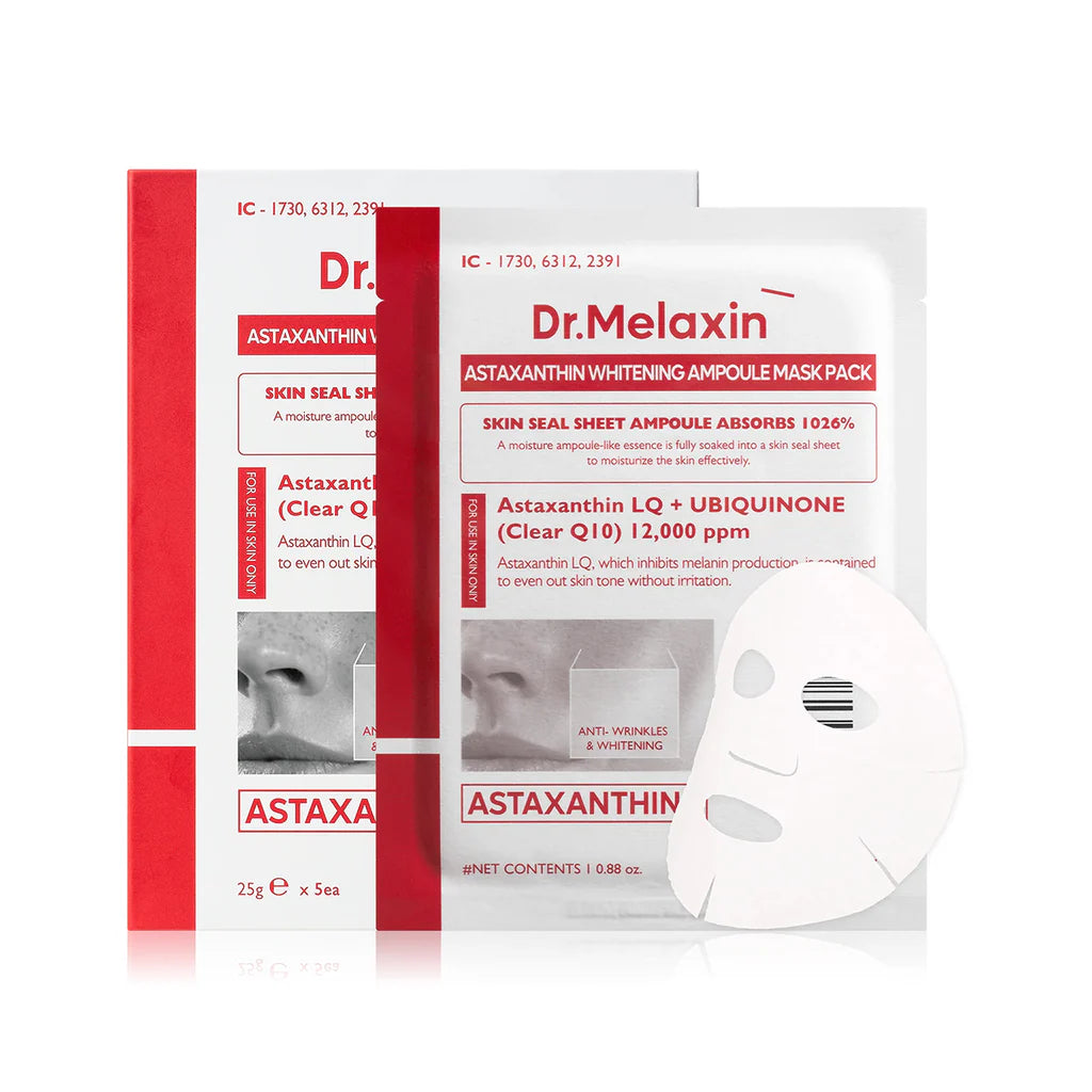 Dr.Melaxin Astaxanthin Whitening Ampoule Mask Pack 1ea
