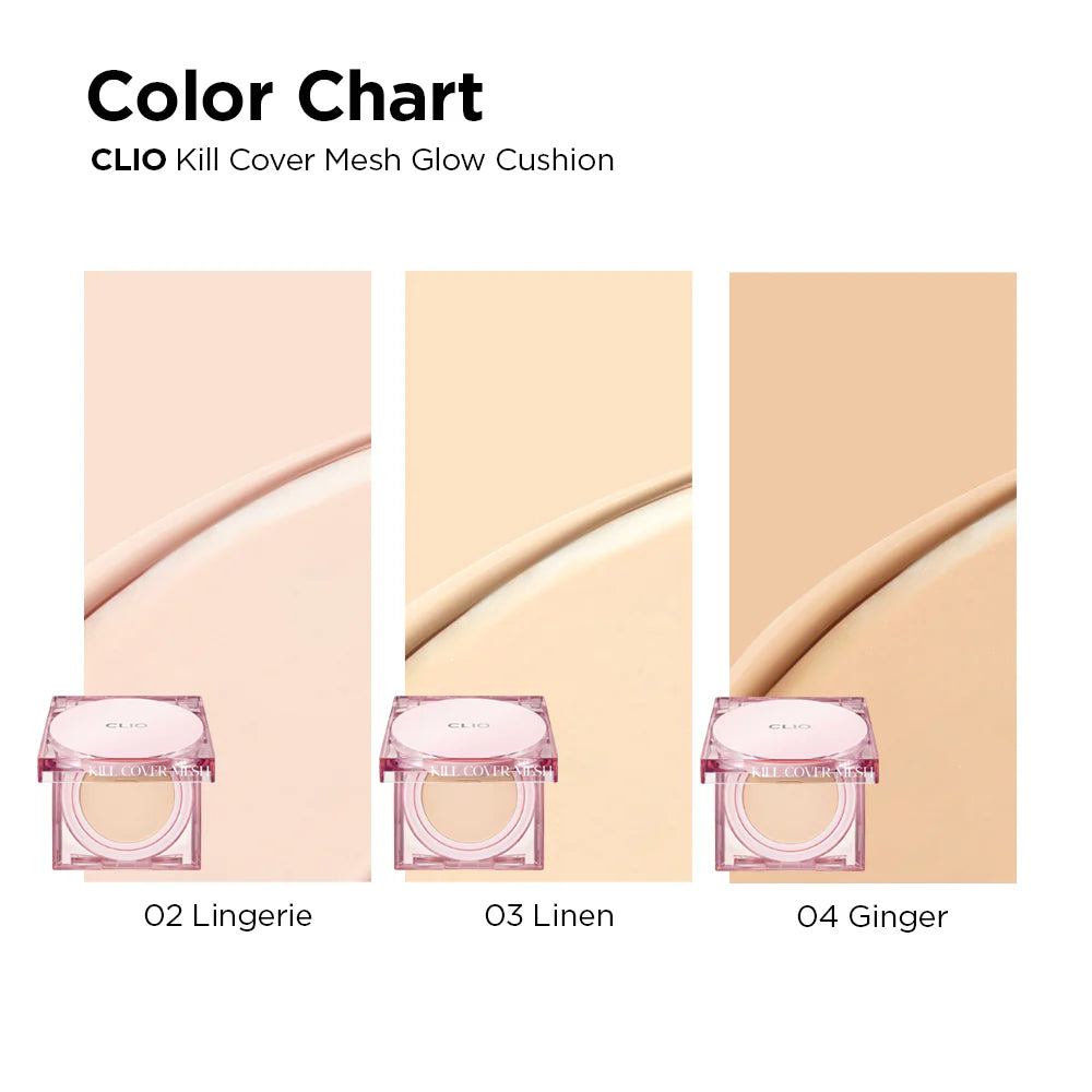 CLIO Kill Cover Mesh Glow Cushion Set (+Refill)