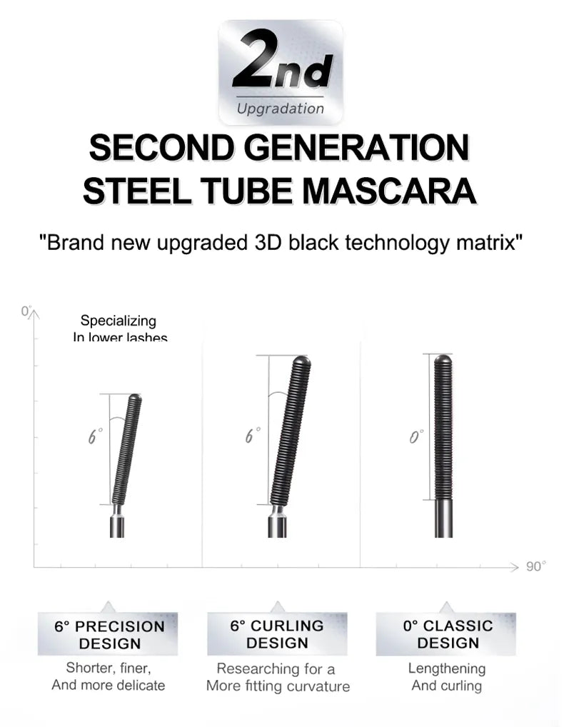 Judydoll 3D Curling Eyelash Iron Mascara Curly 2g