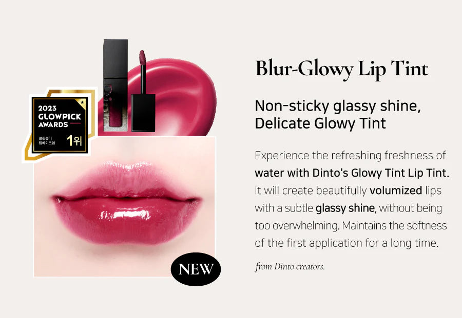 Dinto Blur-Glowy Lip Tint (30 colors)