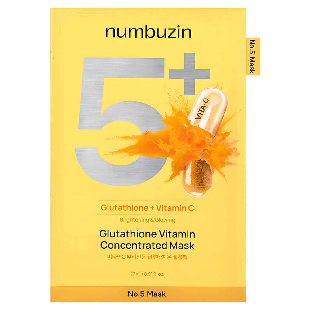 NUMBUZIN No.5+ – Glutathione Vitamin Concentrated Mask 27ml (1ea)