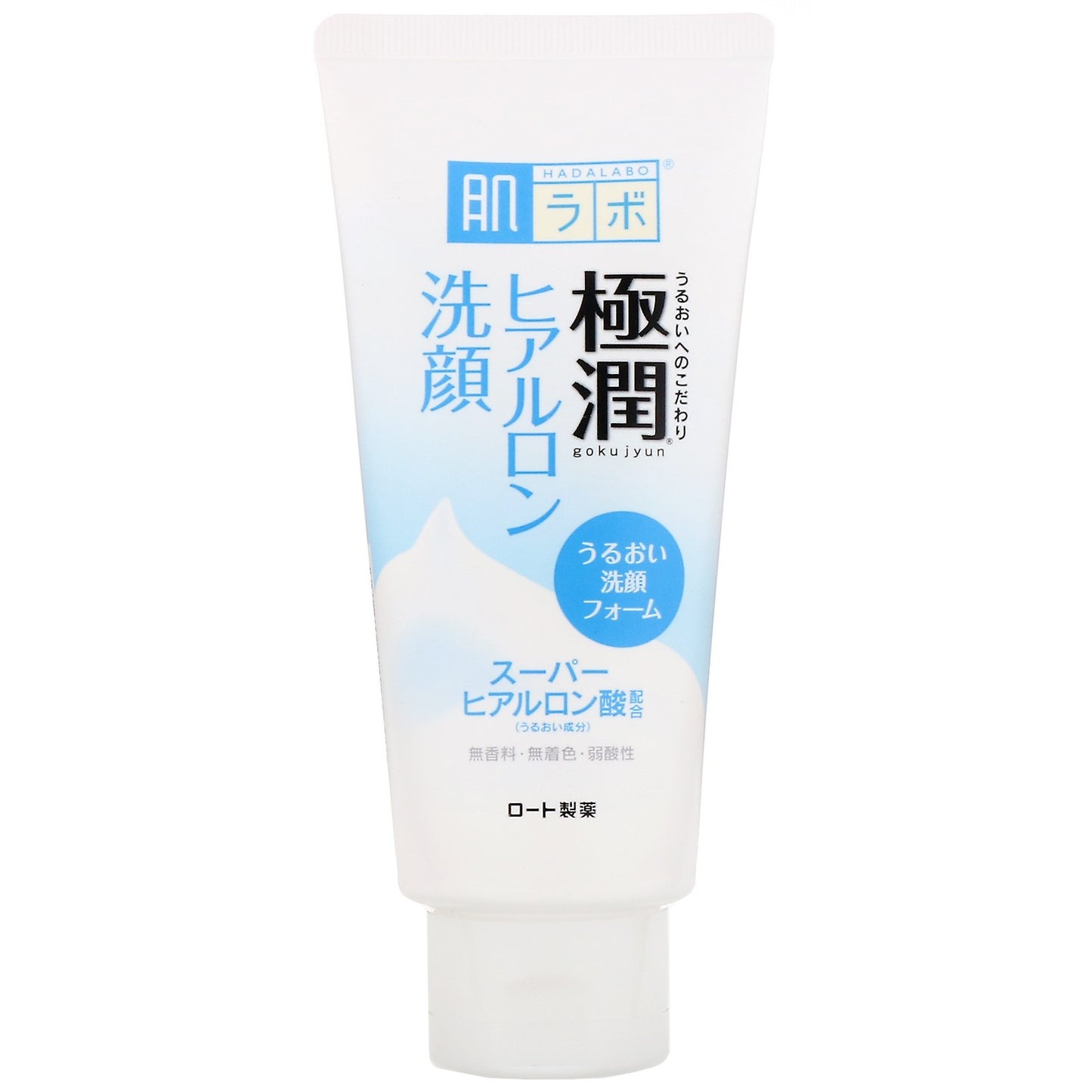 ROHTO Mentholatum - Hadalabo Gokujyun Hydrating Face Wash 100g