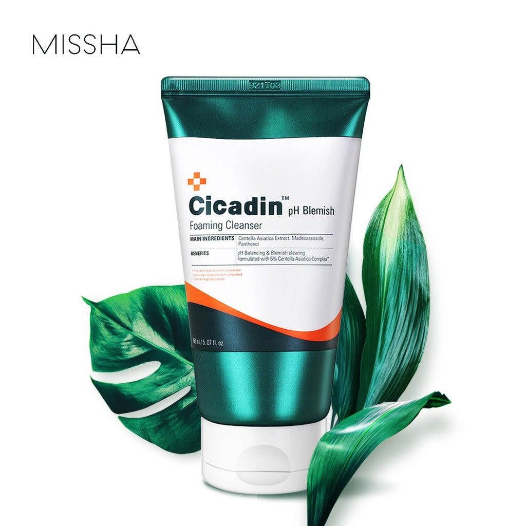 MISSHA - Cicadin pH Blemish Foaming Cleanser 150ml