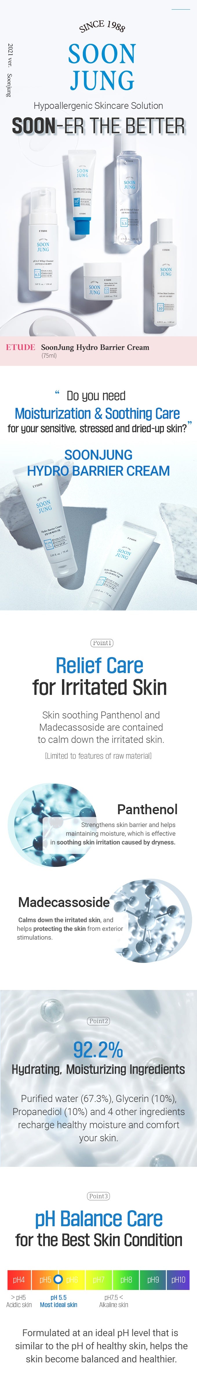 Etude House - Soon Jung Hydro Barrier Cream