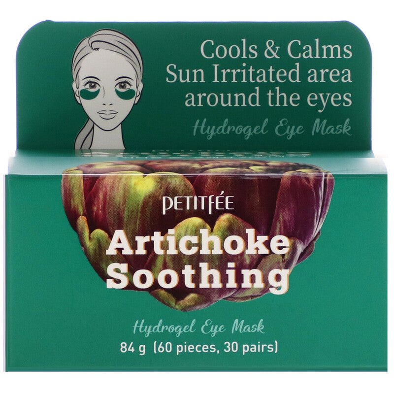 PETITFEE- Artichoke Soothing Hydrogel Eye Mask 60pc