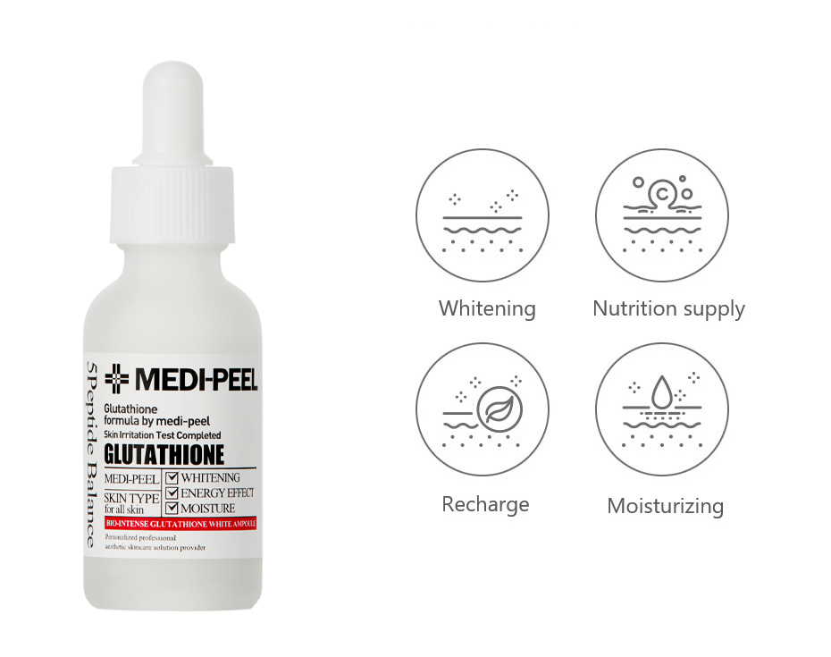 MEDI-PEEL - Bio Intense Glutathione White Ampoule 30ml Kim Bao Beauty - Korean & Japanese Beauty Store MEDI-PEEL - Bio Intense Glutathione White Ampoule 30ml Kim Bao Beauty - Korean & Japanese Beauty Store