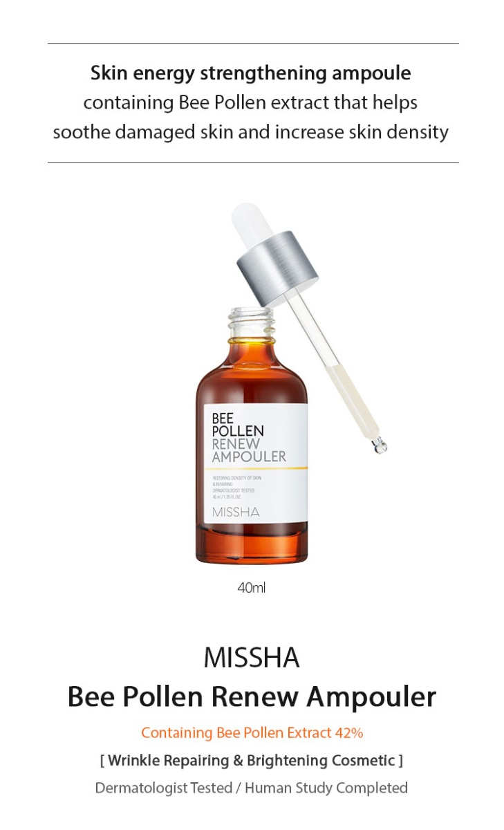 MISSHA- Bee Pollen Renew Ampouler 40ml