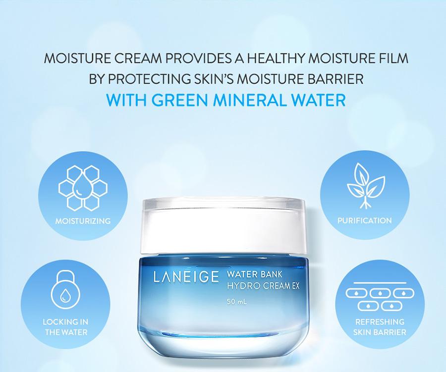 LANEIGE - Water Bank Hydro Cream Ex 50mL