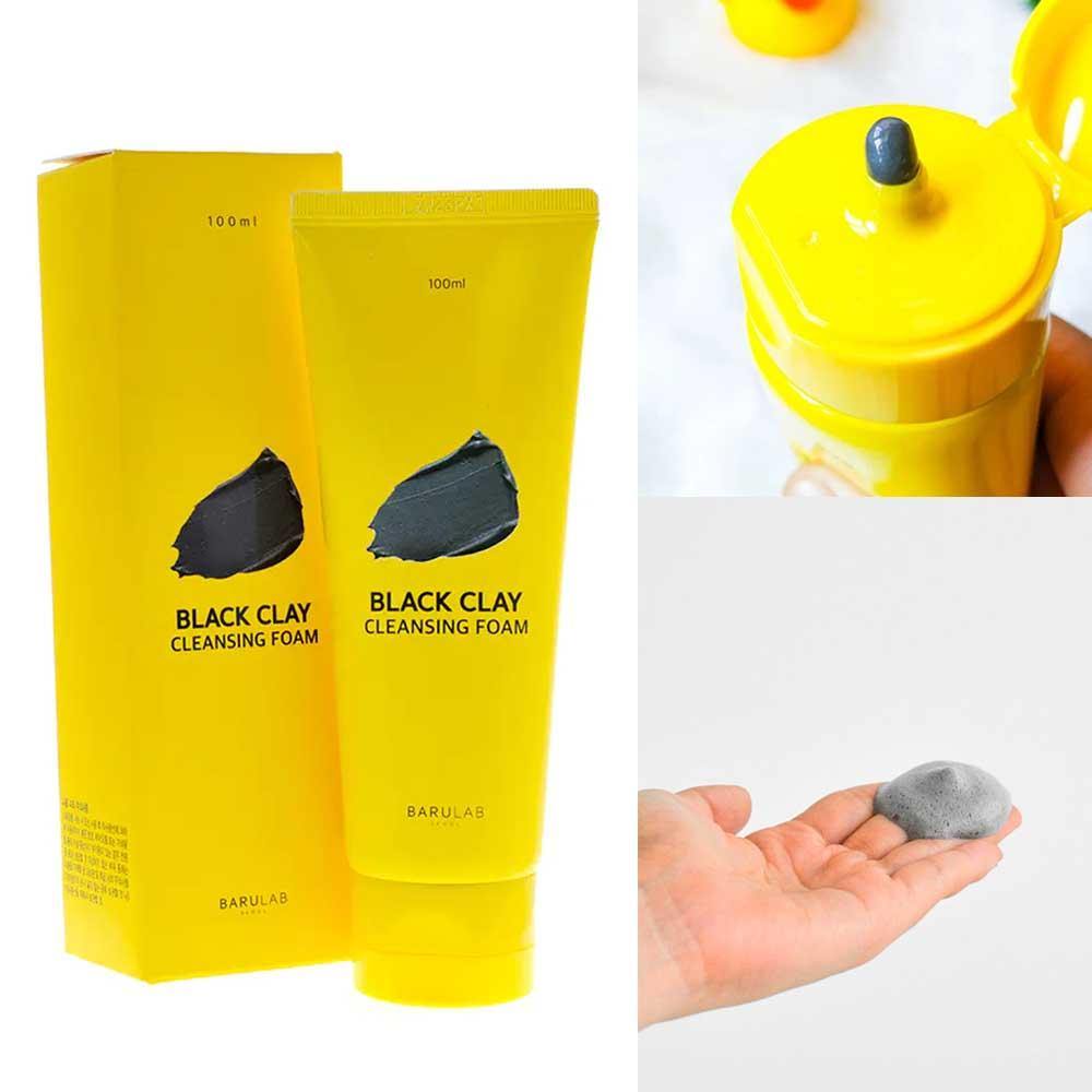 BARULAB - Black Clay Cleansing Foam 100ml