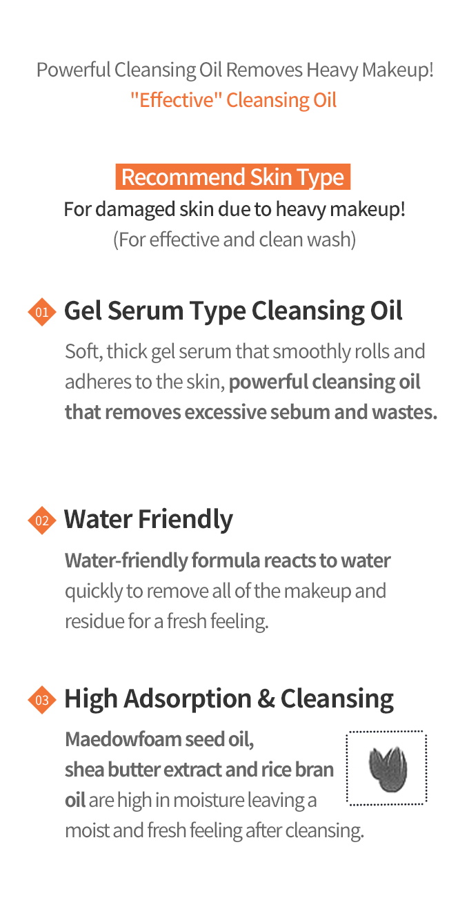 ETUDE HOUSE - Real Art Cleansing Oil Perfect 185mL