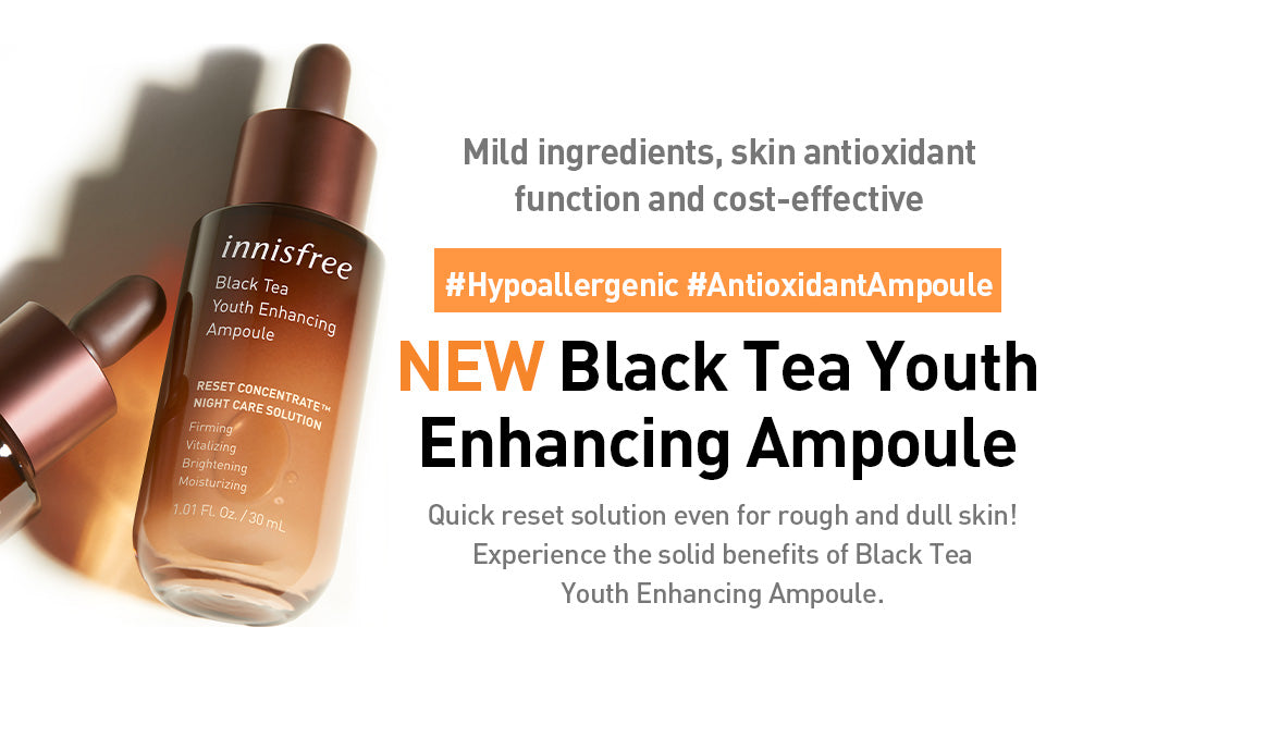 innisfree - Black Tea Youth Enhancing Ampoule 30mL