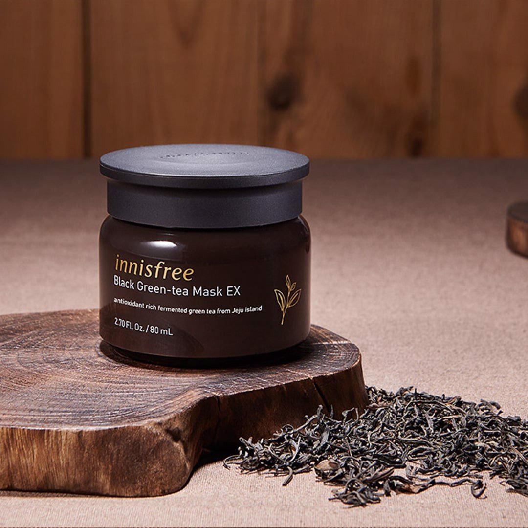 innisfree - Black Green Tea Mask EX 80mL
