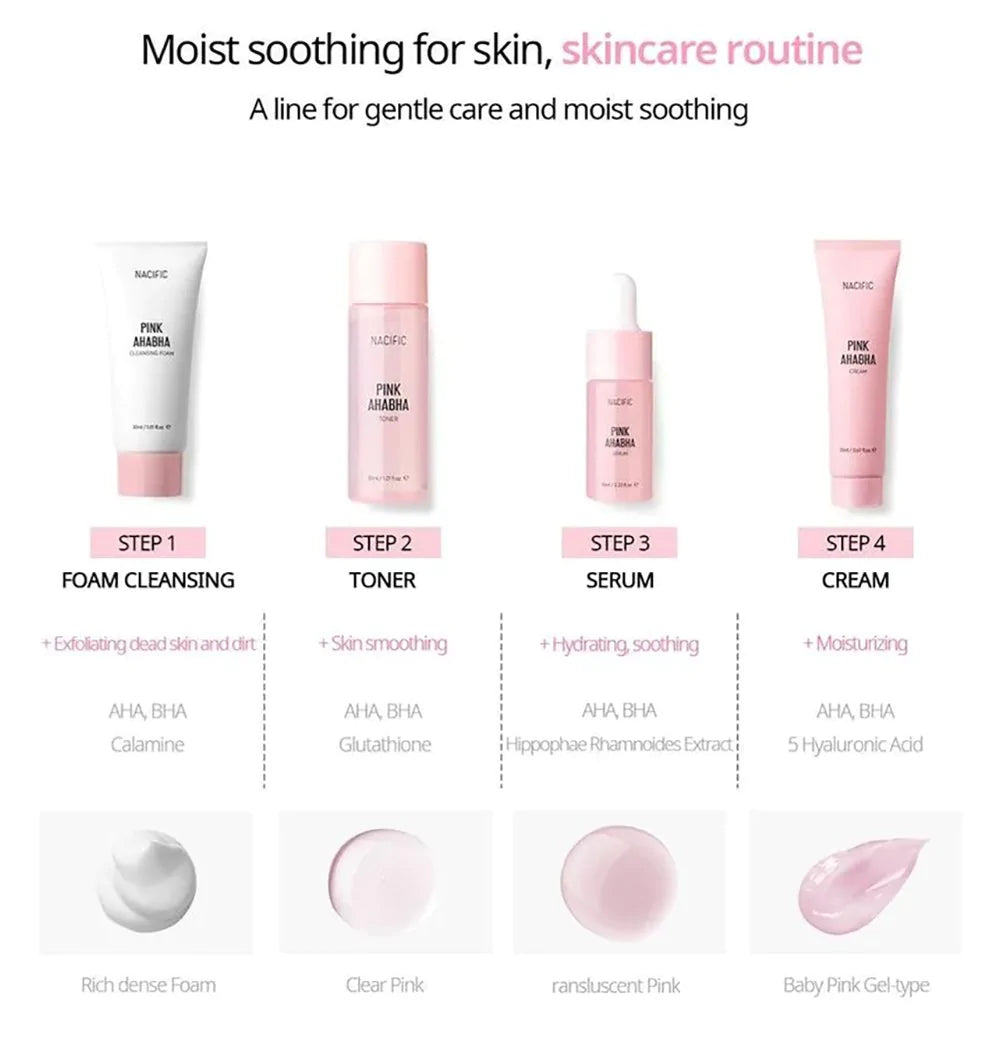 NACIFIC - Pink AHA BHA Kit