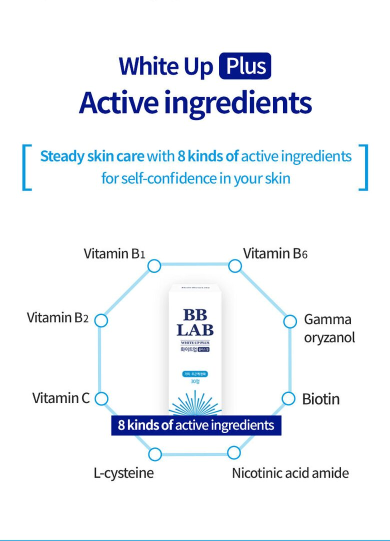 BB LAB - White Up Plus (600mg x 30 tablets)