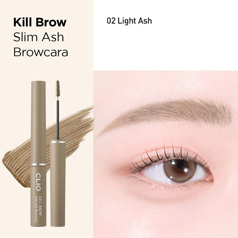 CLIO  Kill Brow Slim Ash Browcara - 4 Colors