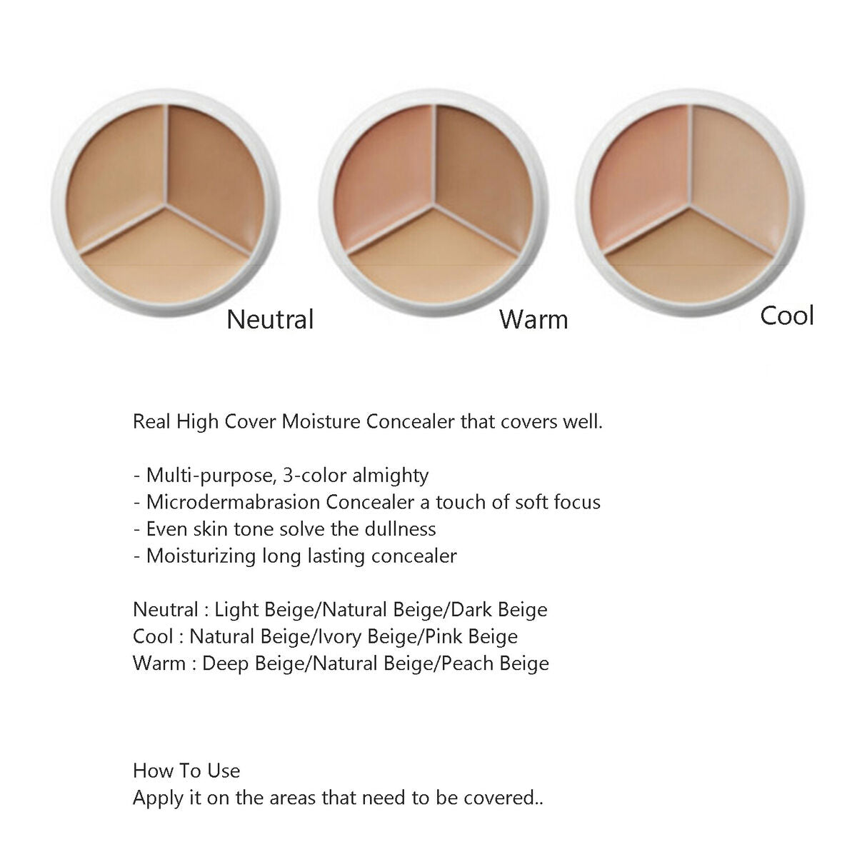 TFIT Cover Up Pro Concealer (3 Colors)