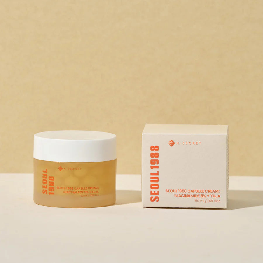 K-SECRET SEOUL 1988 Capsule Cream : Niacinamide 5% + Yuja 50ml