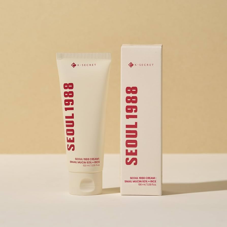 KSECRET SEOUL 1988 Cream: Snail Mucin 93% + Rice 100ml