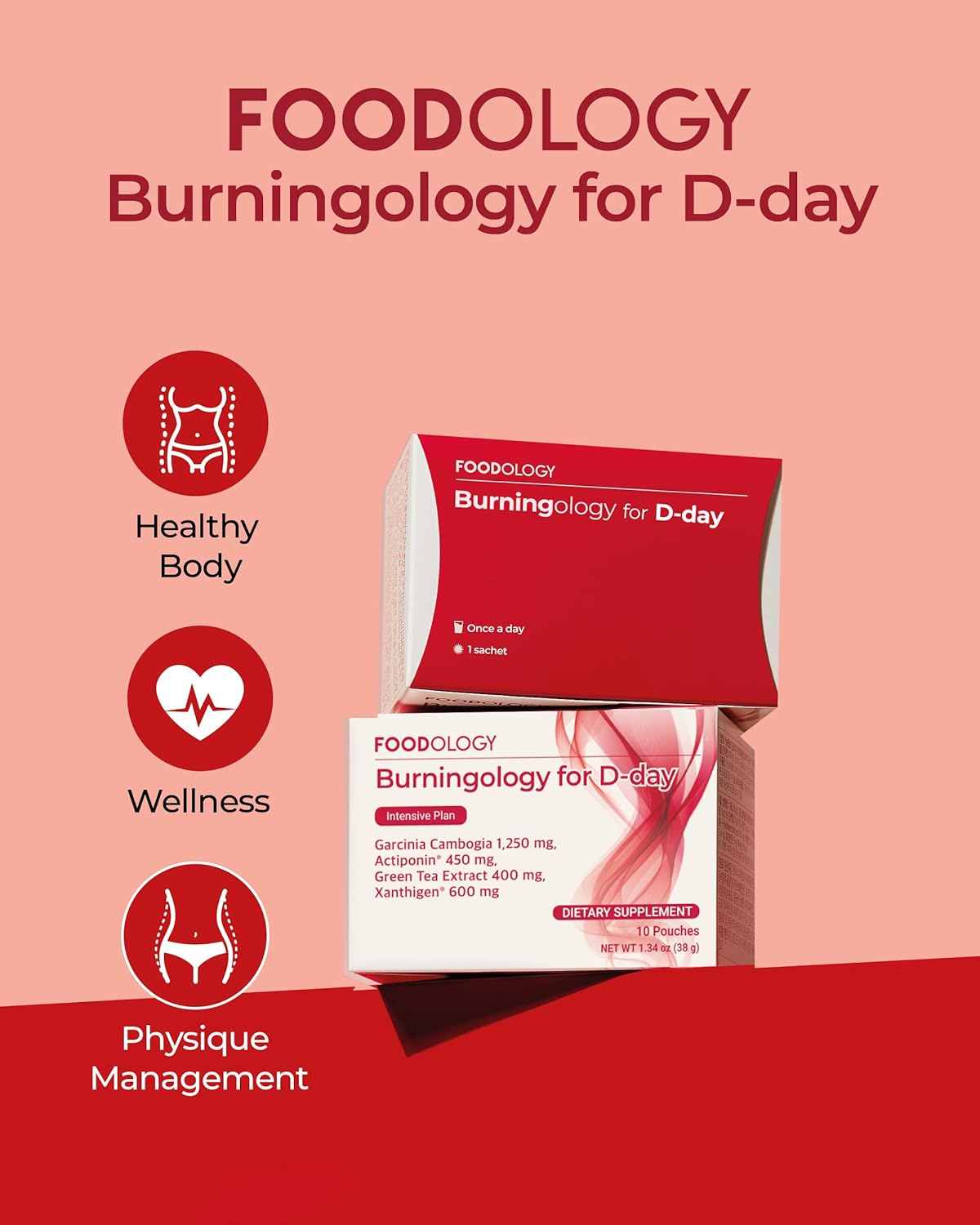 FOODOLOGY Burningology D-day 3.8g*10 Packs (10-day supply)
