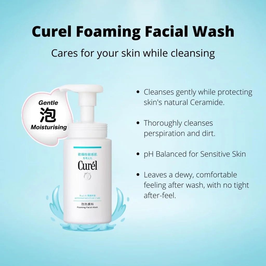 Curel Intensive Moisture Care Foaming Wash 150ml