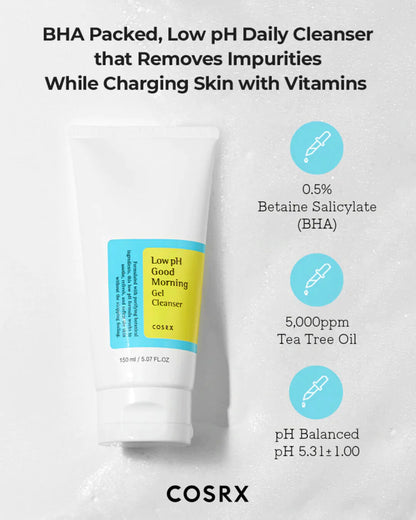 COSRX - Low pH Good Morning Gel Cleanser 150mL