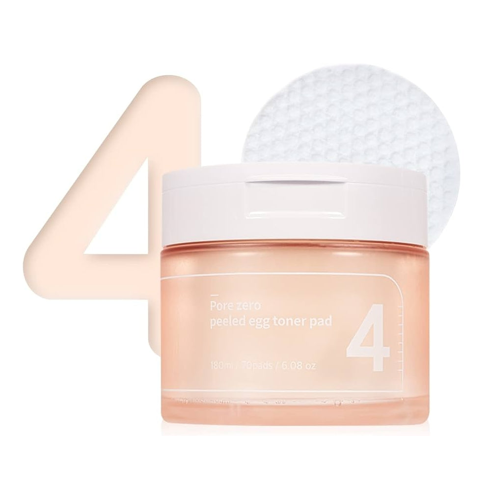 NUMBUZIN No.4 Pore Zero Peeled Egg Toner Pad 70 pads / 190ml