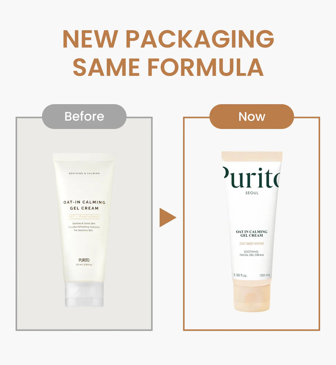 Purito Oat-in Calming Gel Cream 100ml [Renewed]