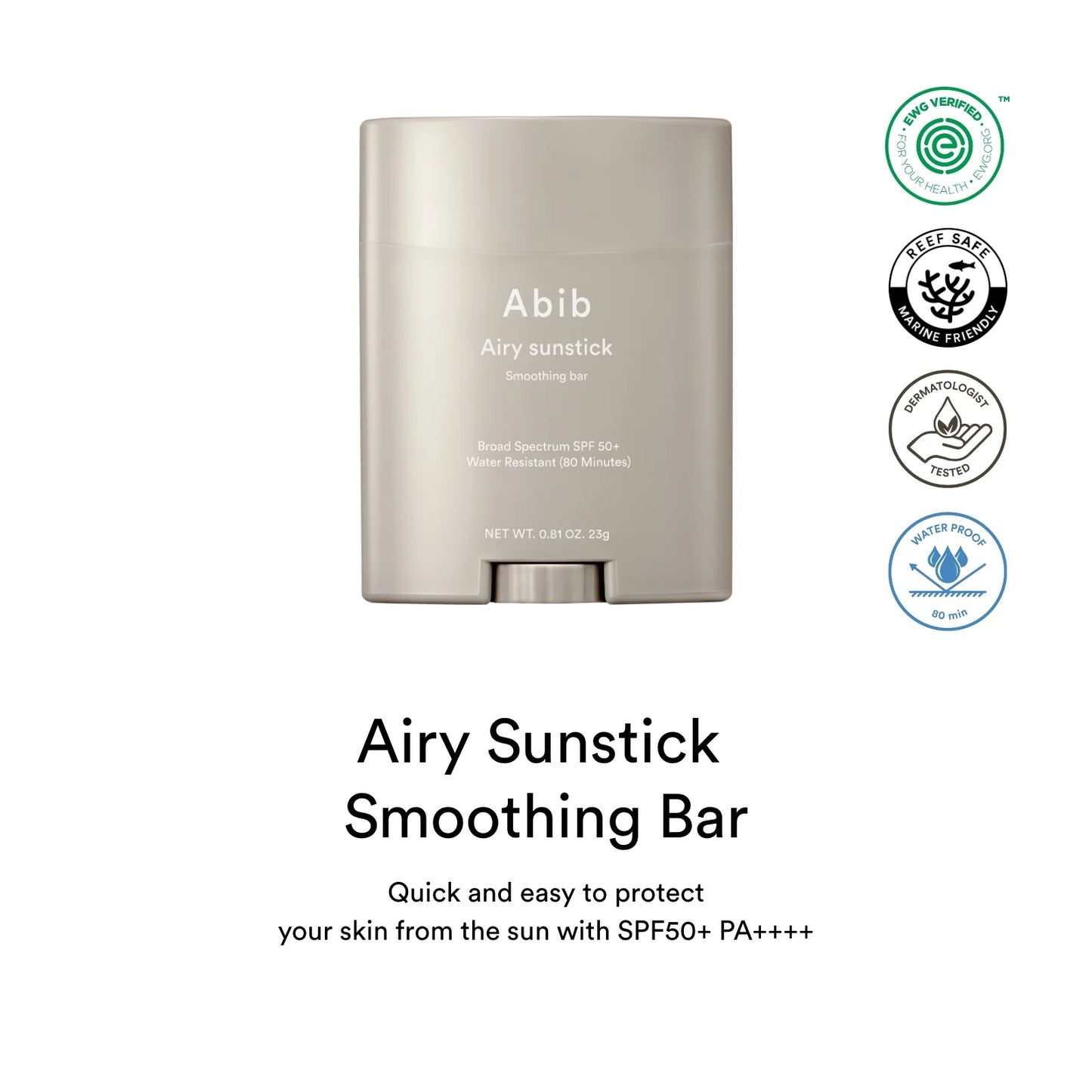 Abib - Airy Sunstick Smoothing Bar 23g