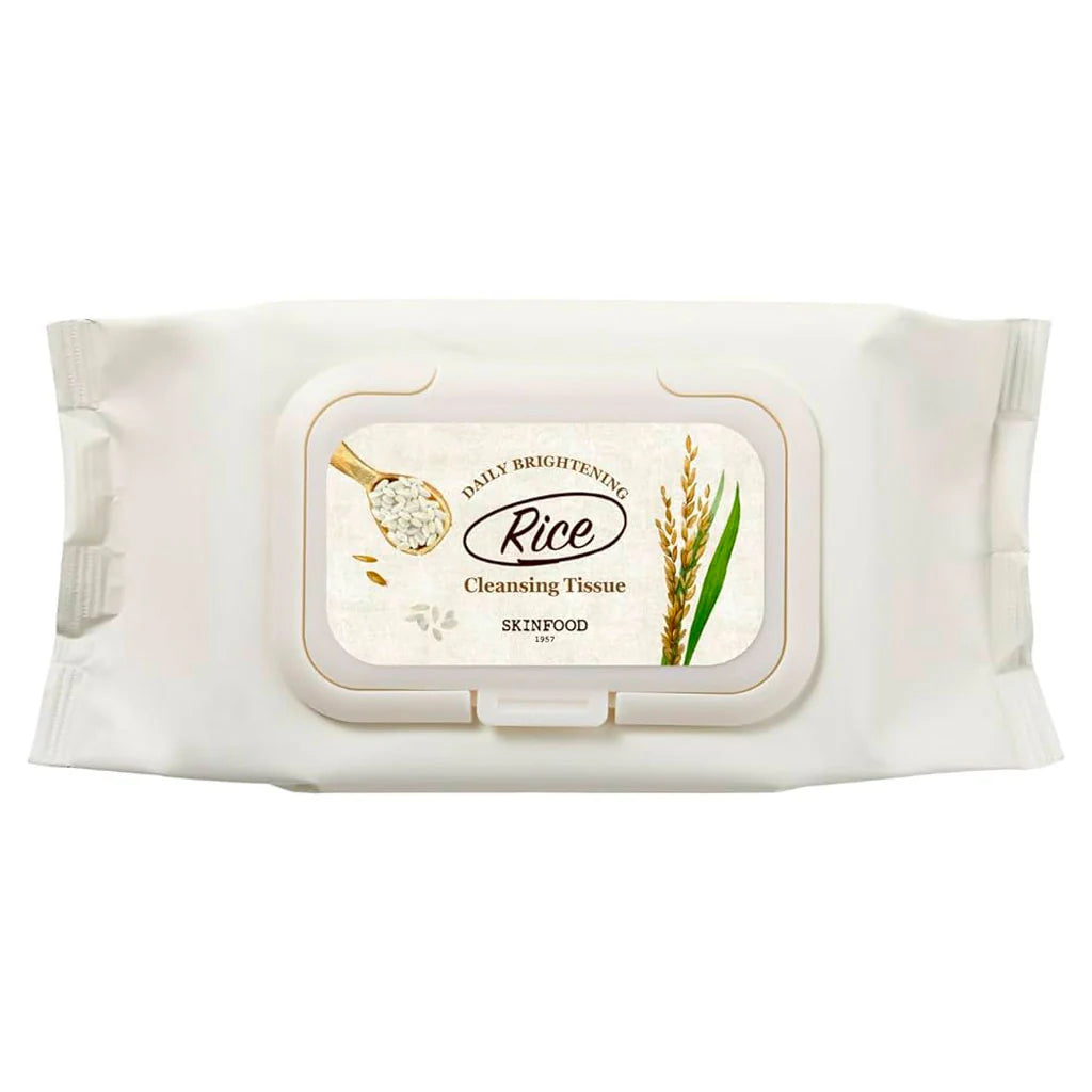 SKINFOOD Rice Daily Brightening Cleansing Tissue (80 Sheets)
