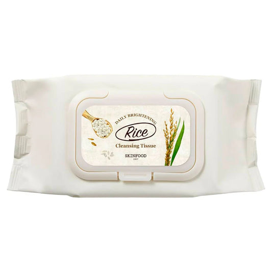 SKINFOOD Rice Daily Brightening Cleansing Tissue (80 Sheets)