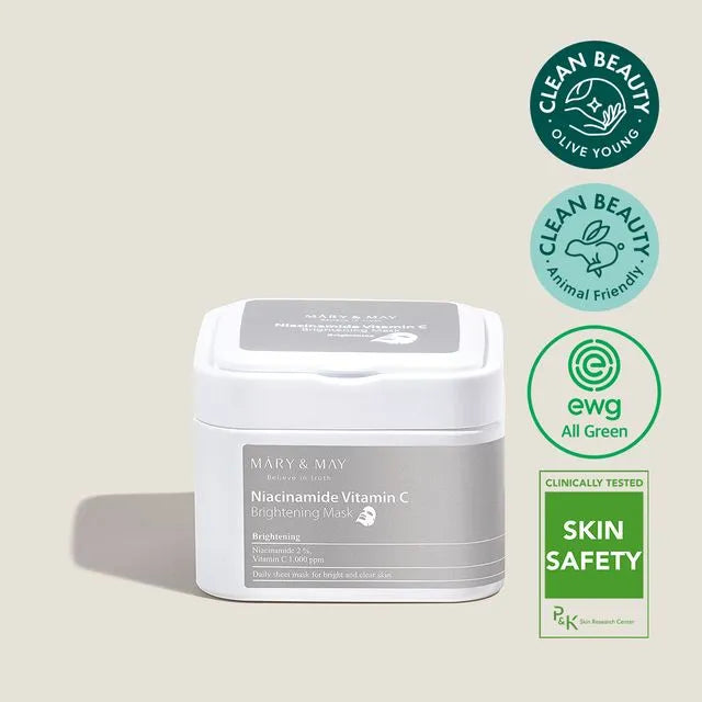 Mary&May Niacinamide Vitamin C Brightening Mask 30ea